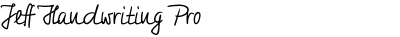 Jeff Handwriting Pro
